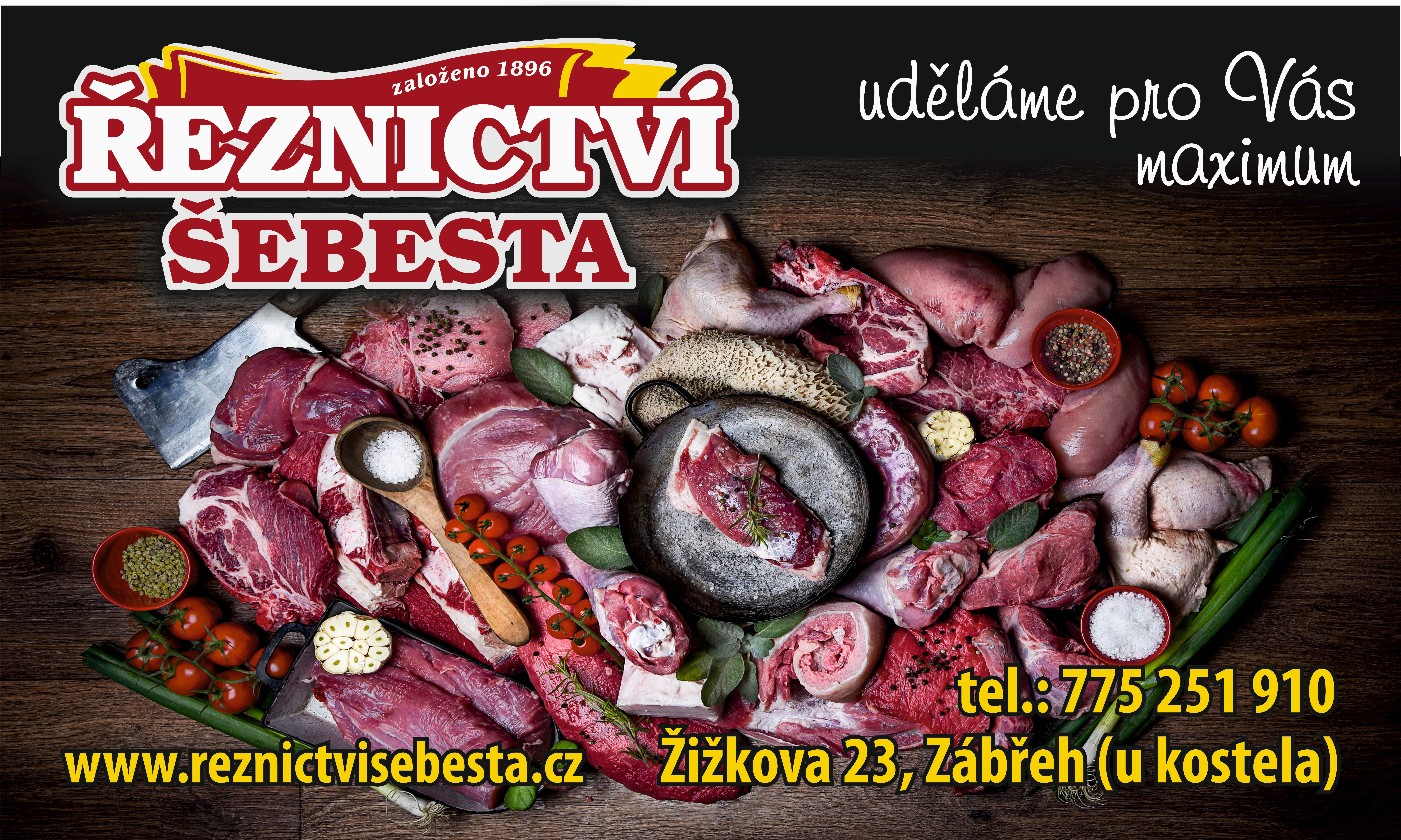 řeznictví uzenářství Šebesta